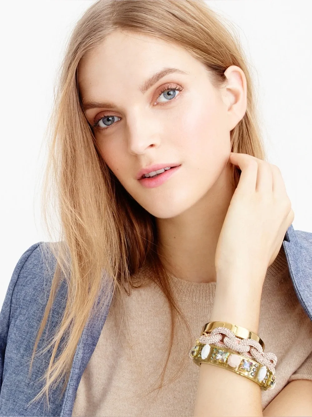 J. Crew Classic Pave Link Bracelet - NTW